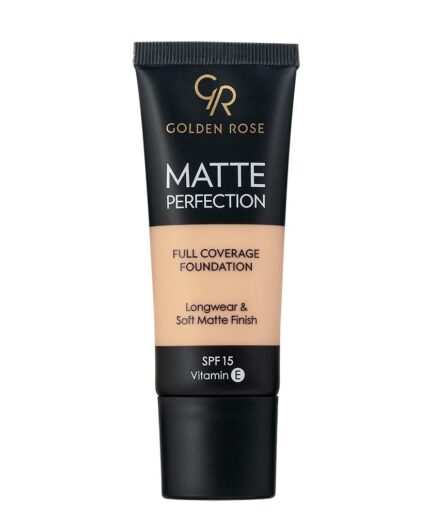 کرم پودر مدل  Matte Perfection حجم 35 میل گلدن رز | Golden rose - C3 - Cool