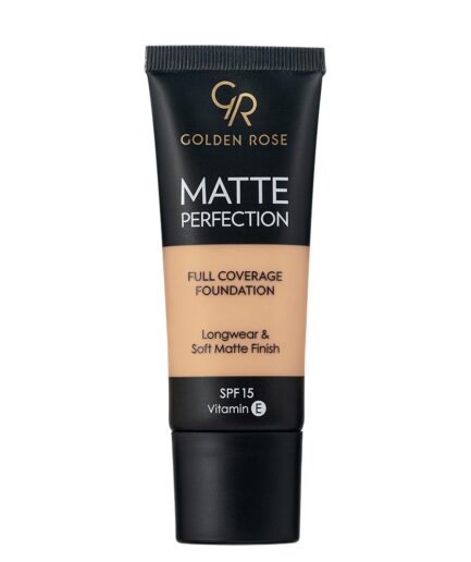 کرم پودر مدل  Matte Perfection حجم 35 میل گلدن رز | Golden rose - C5 - Cool