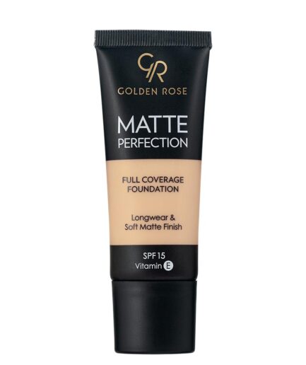 کرم پودر مدل  Matte Perfection حجم 35 میل گلدن رز | Golden rose - N3 - Natural