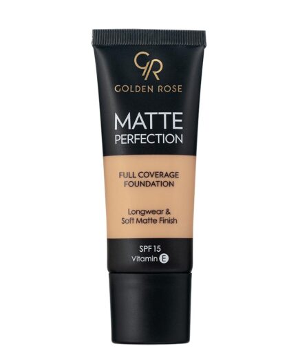 کرم پودر مدل  Matte Perfection حجم 35 میل گلدن رز | Golden rose - N5 - Natural