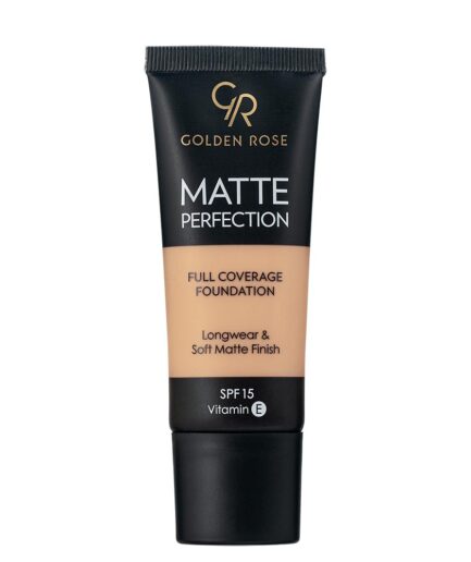 کرم پودر مدل  Matte Perfection حجم 35 میل گلدن رز | Golden rose - N7 - Natural