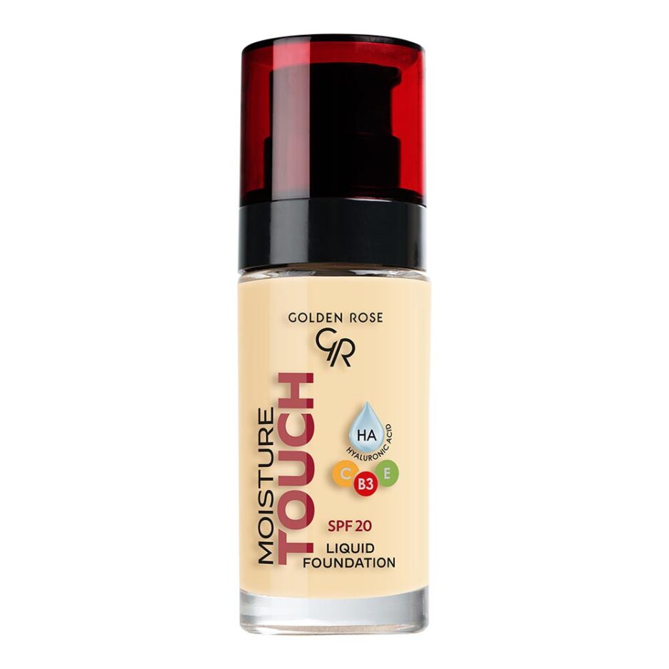کرم پودر مدل Moisture Touch حاوی SPF20 حجم 30 میل گلدن رز | Golden rose