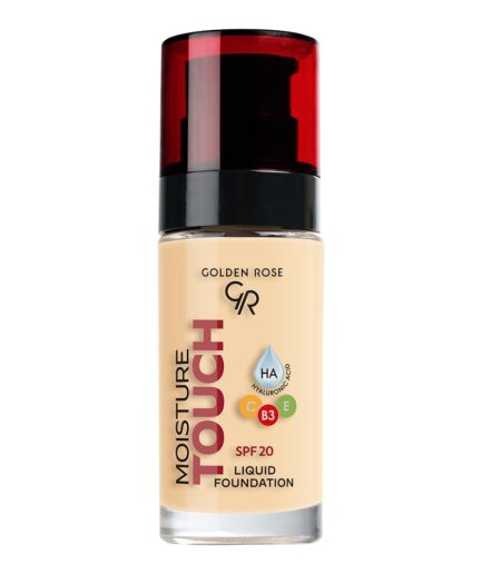 کرم پودر مدل Moisture Touch حاوی SPF20 حجم 30 میل گلدن رز | Golden rose - 103