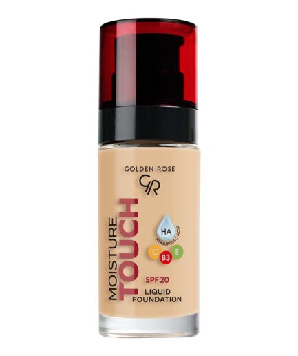 کرم پودر مدل Moisture Touch حاوی SPF20 حجم 30 میل گلدن رز | Golden rose - 110