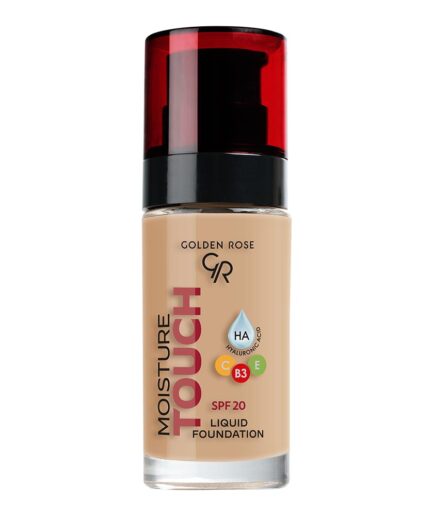 کرم پودر مدل Moisture Touch حاوی SPF20 حجم 30 میل گلدن رز | Golden rose - 114