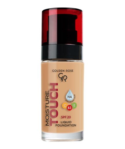 کرم پودر مدل Moisture Touch حاوی SPF20 حجم 30 میل گلدن رز | Golden rose - 115