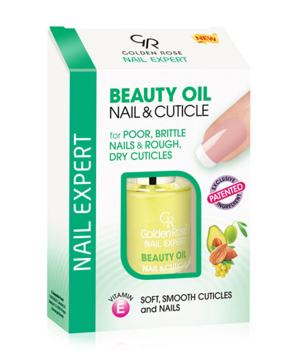 روغن مراقبت از ناخن و کوتیکول مدل beauty oil گلدن رز | Golden rose