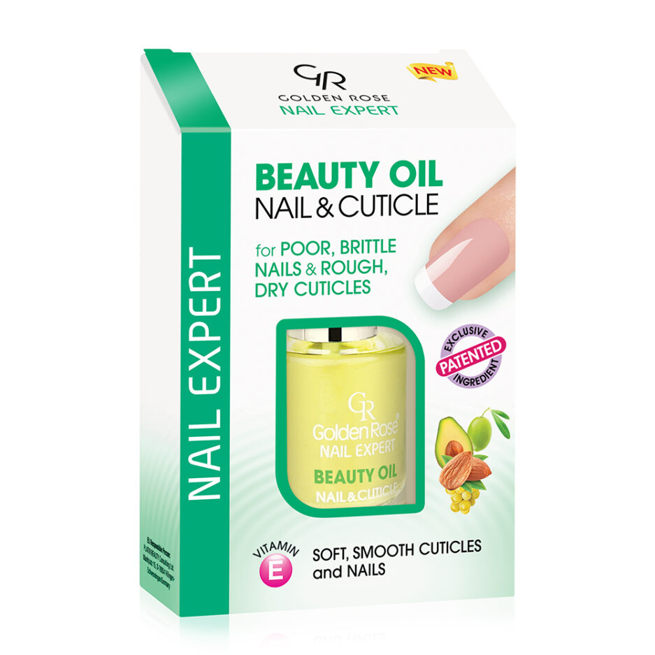 روغن مراقبت از ناخن و کوتیکول مدل beauty oil گلدن رز | Golden rose