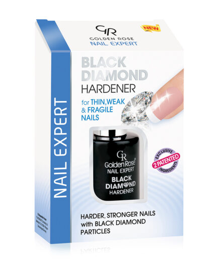 محلول سفت کننده ناخن مدل Black Diamond گلدن رز | Golden rose