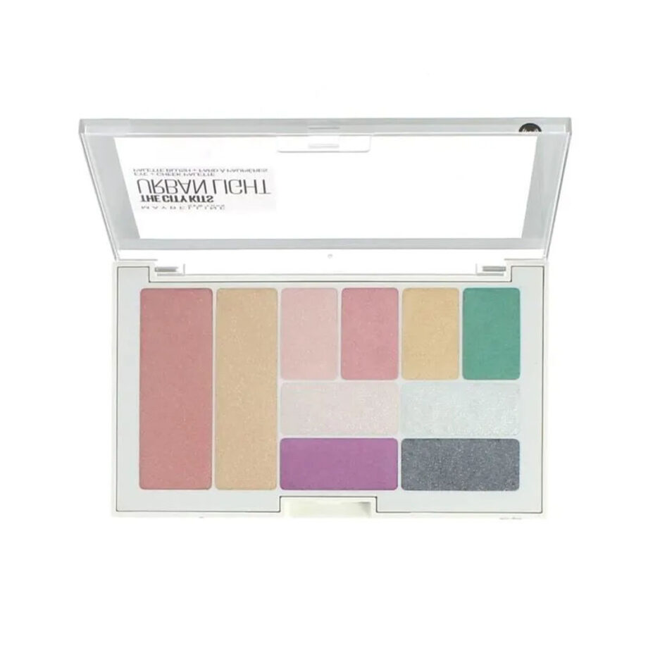 پالت سایه چشم 10 رنگ مدل اوربان لایت میبلین | Maybelline - Image 2