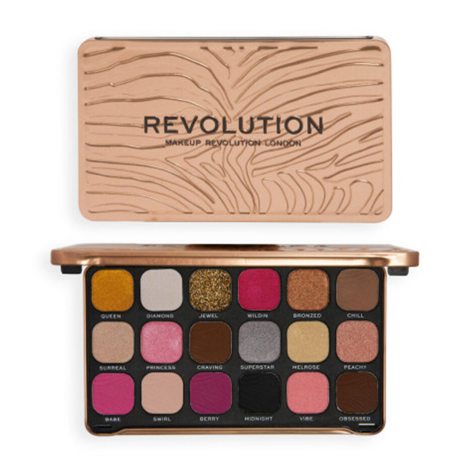 پالت سایه چشم 18 رنگ مدل  Bare Pink رولوشن | Revolution - Image 4
