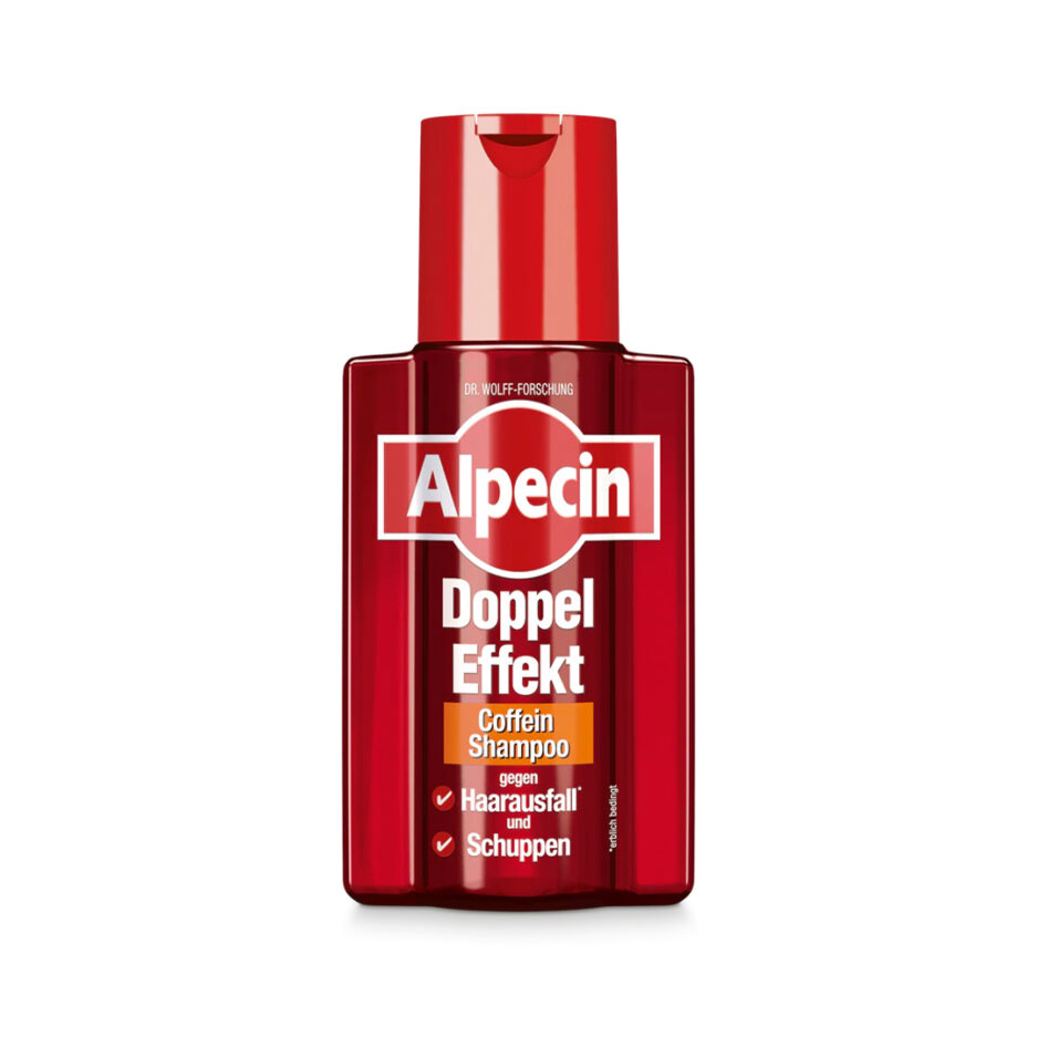 شامپو دابل افکت با کمپلکس کافئین حجم 200 میل آلپسین | Alpecin