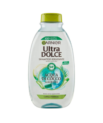 شامپو حاوی شیرنارگیل و آلوئه ورا مدل Ultra Dolce حجم 300 میل گارنیر | Garnier