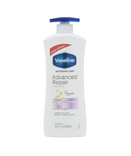 لوسیون بدن پمپی ترمیم کننده مدل Advanced Repair حجم 600 میل وازلین | Vaseline
