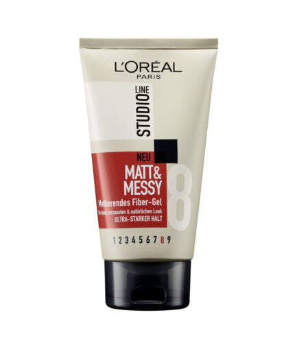 ژل مو استودیو لاین مدل MATT & MESSY  شماره 8 حجم 150 میل لورال | Loreal