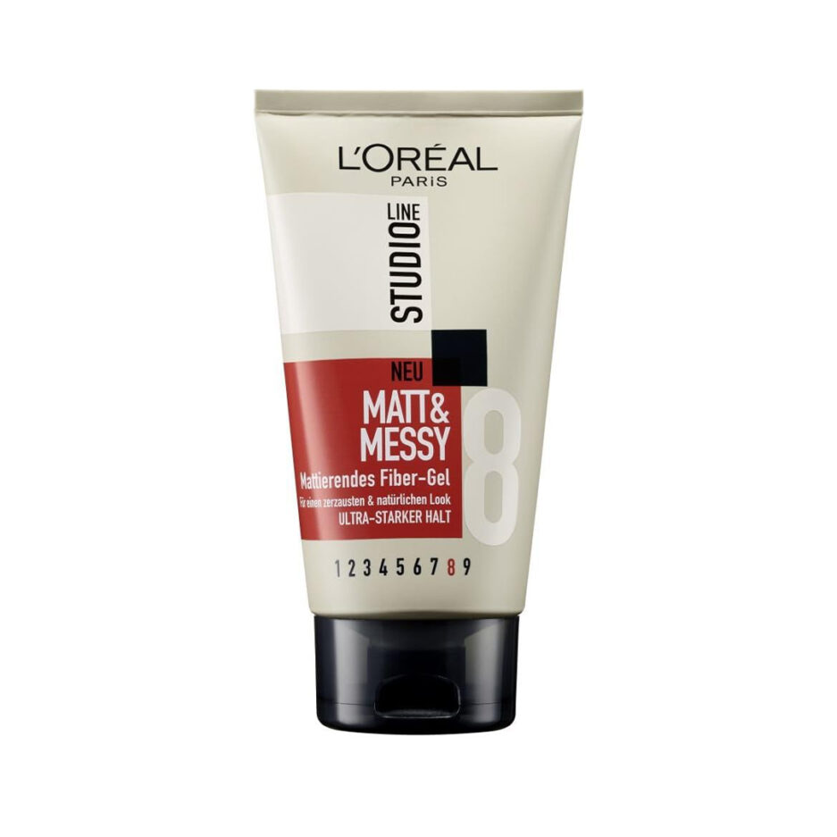ژل مو استودیو لاین مدل MATT & MESSY  شماره 8 حجم 150 میل لورال | Loreal