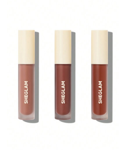 پک 3 عددی رژلب مایع مدل Matte Allure شیگلم | Sheglam - Nude Beach