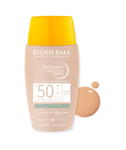 کرم ضدآفتاب رنگی SPF50 مدل Photoderm Nude Touch حجم 40 میل بایودرما | Bioderma