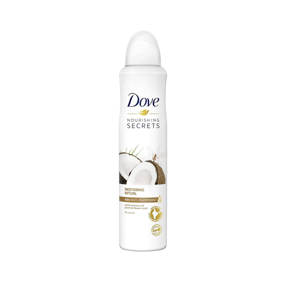دئودورانت ضد تعریق با رایحه نارگیل و گل یاسمن ۲۵۰ میل داو | Dove