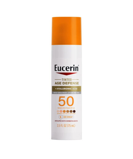 لوسیون ضدآفتاب صورت SPF50 مدل Age Defense حجم 75 میل اوسرین | Eucerin