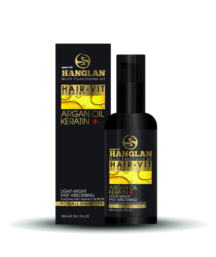 روغن آرگان Hanglan Hair-vit + کراتین 100 میل هانگلن | Hanglan