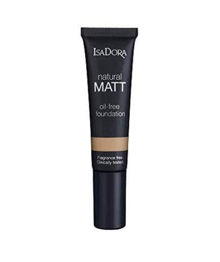 کرم پودر Oil free مدل Natural Matt حجم 35 میل ایزادورا | Isadora - 18 Almond
