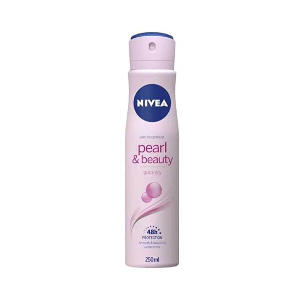 دئودورانت ضد تعریق زنانه Pearl & Beauty حجم ۲۵۰ میل نیوآ | Nivea