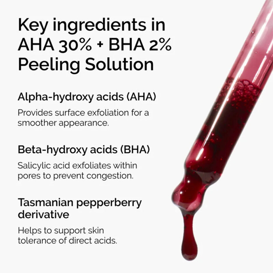 سرم لایه بردار %AHA 30% , BHA 2 مدل peeling حجم 30 میل اوردینری | Ordinary - Image 3