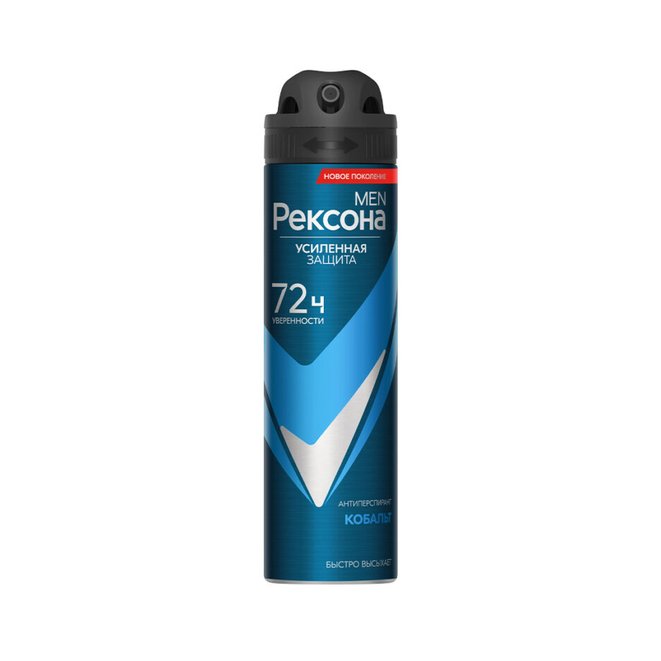 اسپری ضد تعریق مردانه مدل کبالت، ۷۲ ساعت محافظت فعال، ۱۵۰ میل رکسونا | Rexona