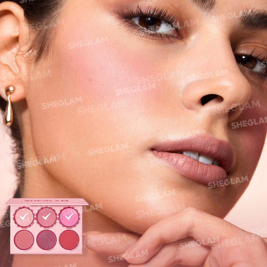 پالت رژگونه 6 رنگ مدل Floral Flush شیگلم | Sheglam - Image 2
